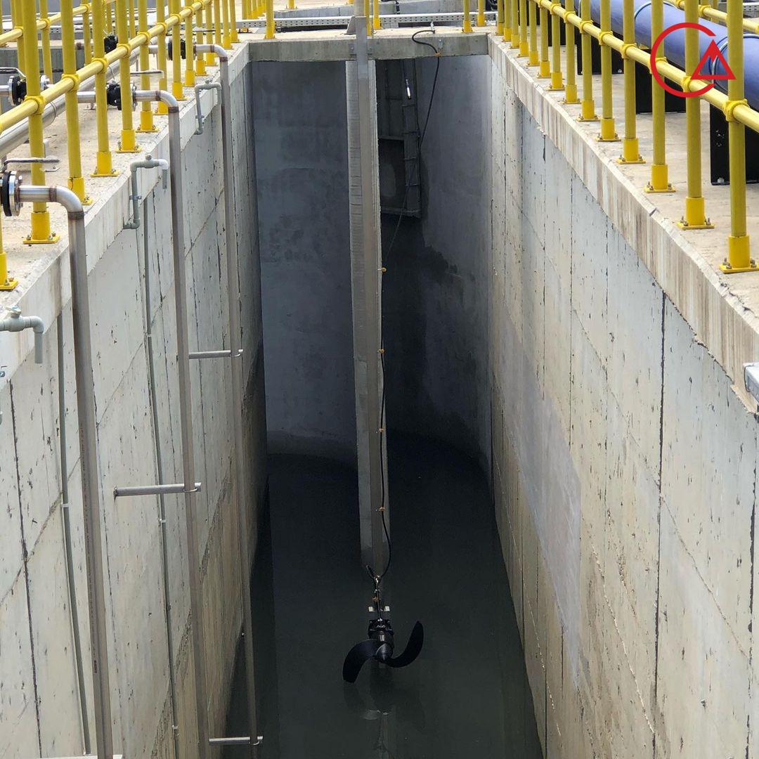 submersibe mixers for aeration WWTP Wastewater