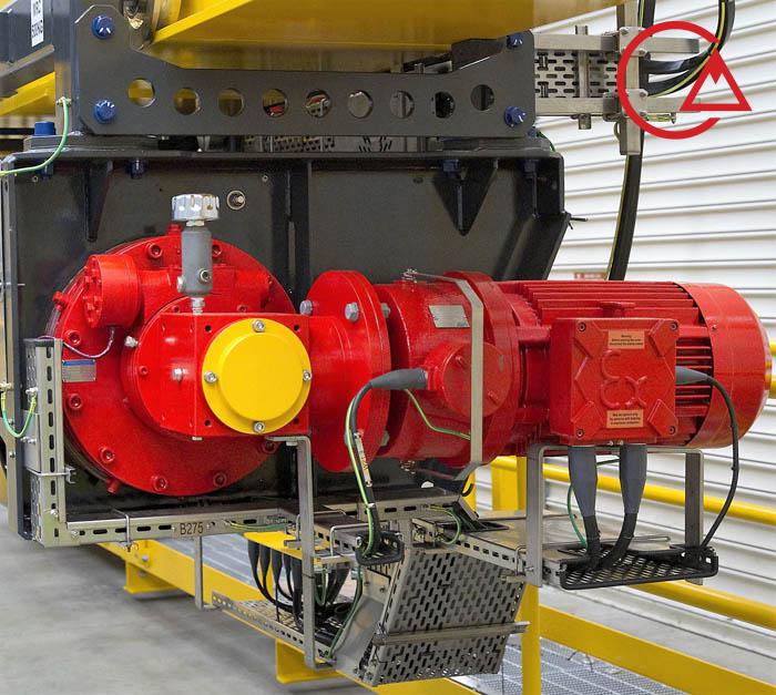 موتور-حديد-صب-مساكن-رافعات متفجرة