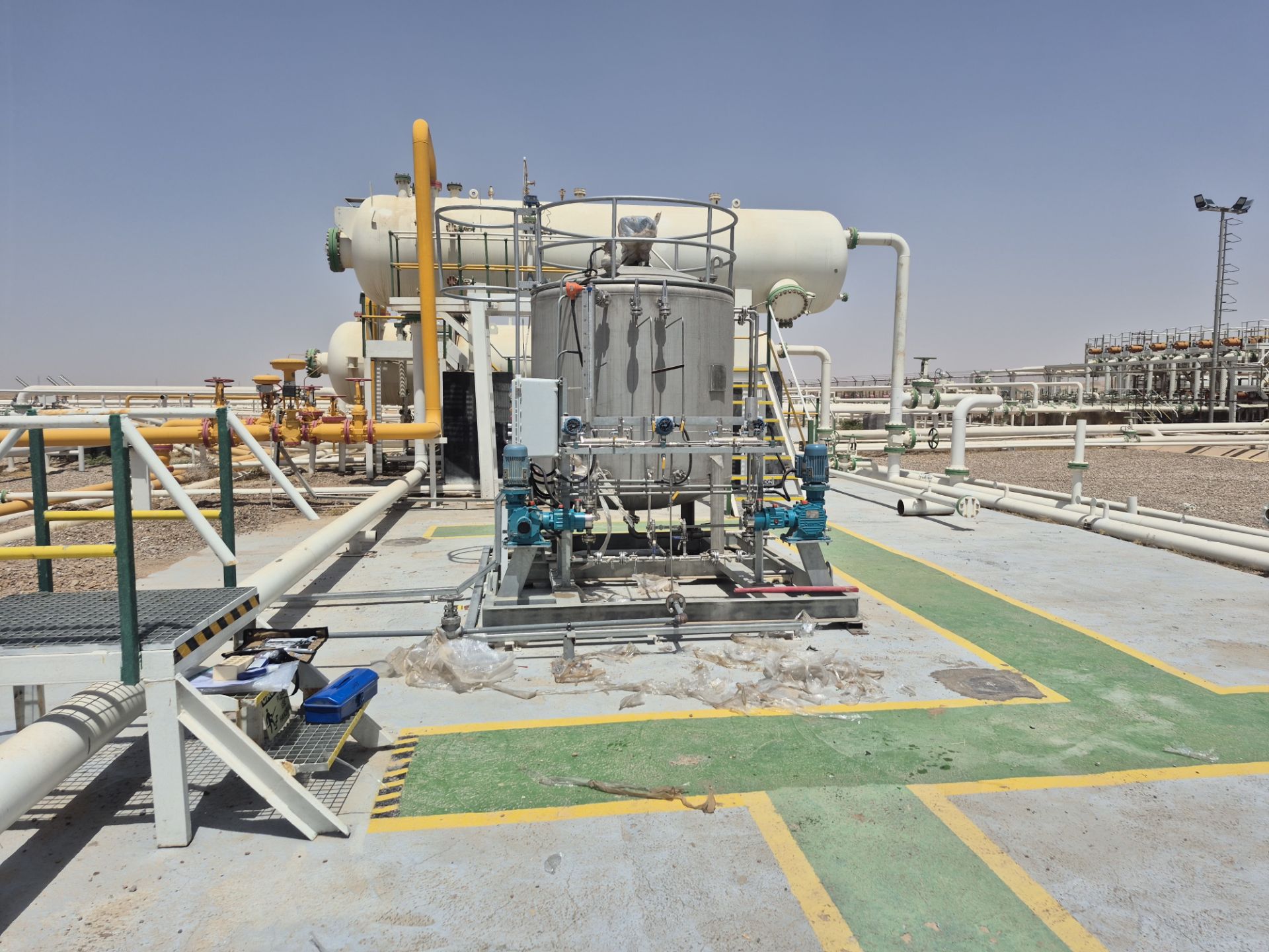 پکیج تزریق مواد شیمایی AP675 میدان نفتی پایدار